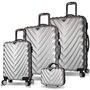 Zoozie Bags Juego de maletas de 4 piezas Gris